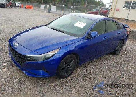 2022 Hyundai Elantra Sel z USA, uszkodzony, nr VIN 5NPLM4AG7NH078306